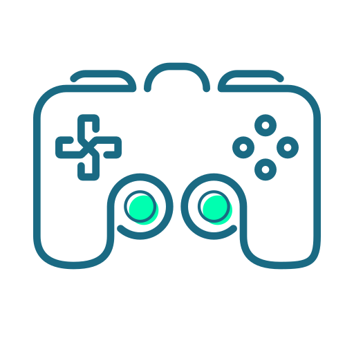 Gaming Game Controller Gamepad Icon Free Transparent Png Icon Download (teal, black, navy)