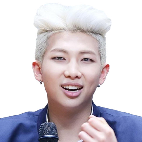 Namjoon Png Transparent (black, gray, white)