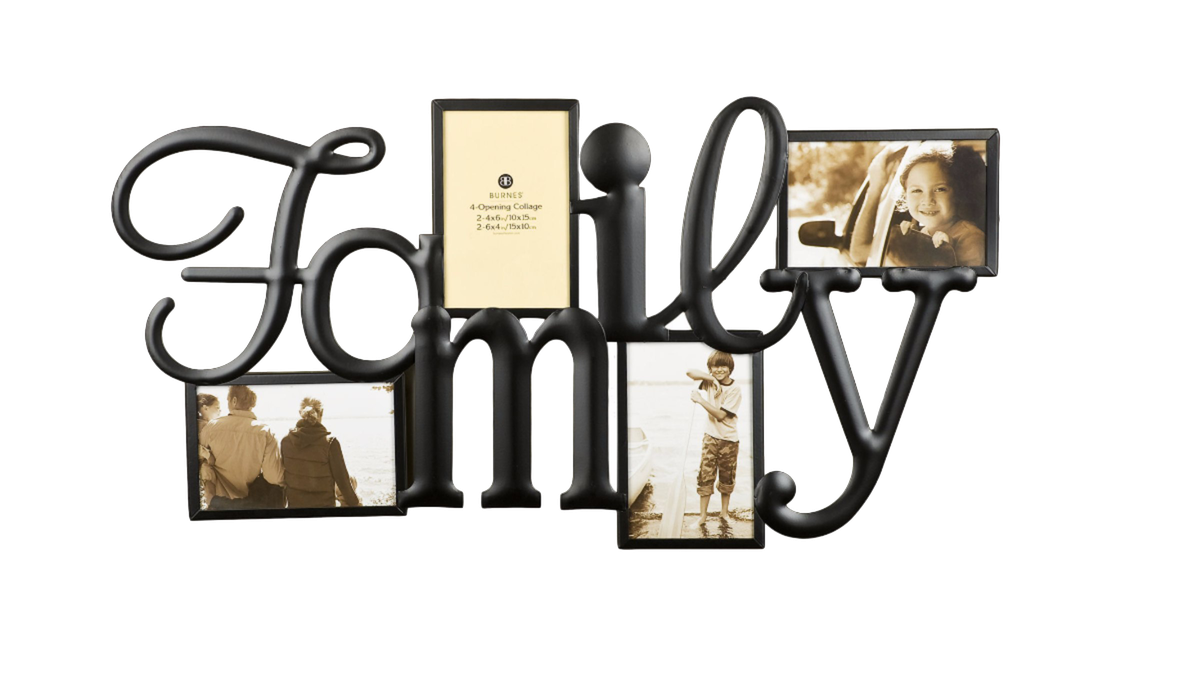 Famliy Wall Decor Png File (black, beige)