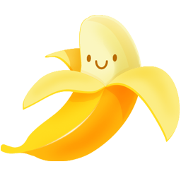 Yammi Banana Free Png Icon Download (beige, gold, pink, white)