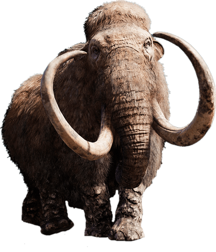 Mammoth Png File (gray, black)