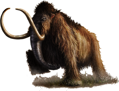 Mammoth Png Free Download (black)