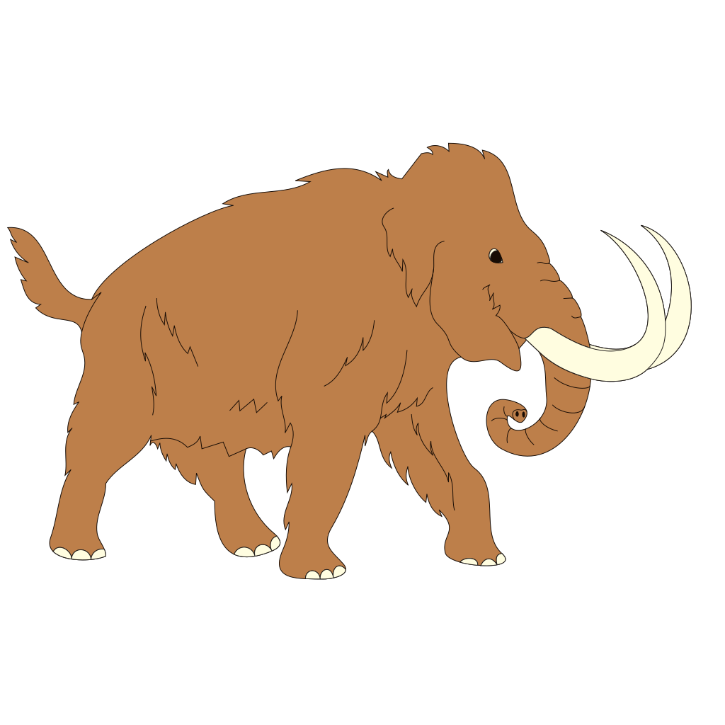 Mammoth Png Isolated Hd (chocolate, black)