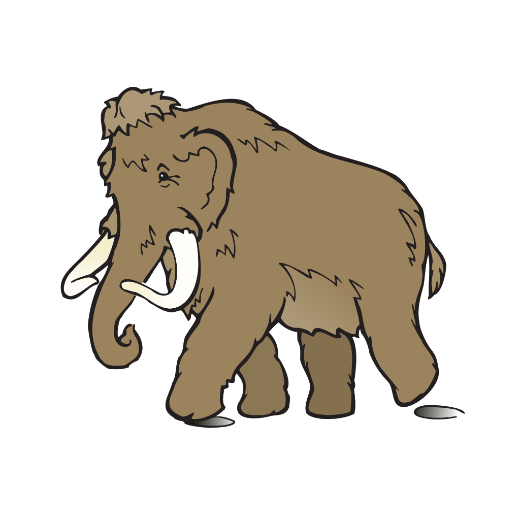 Mammoth Png Picture (gray, black)