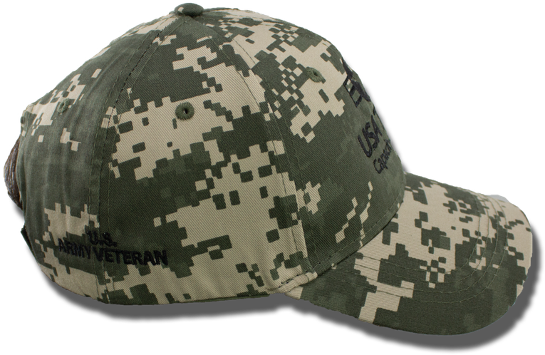 Camo Army Hat Png File (black, gray, green)