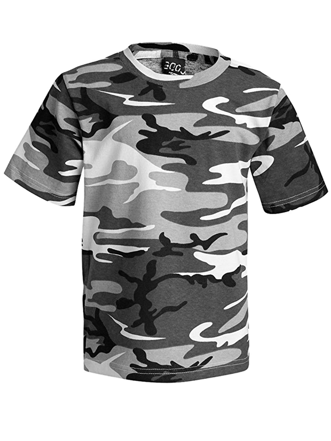 Camouflage T Shirt Png Image (black, gray, indigo)