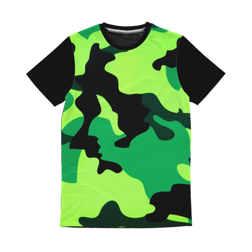 Camouflage T Shirt Png Isolated Pic (black, teal)