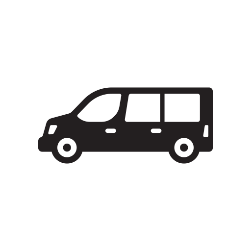 Camper Delivery Mini Shipping Truck Van Free Nobackground Png Icon Download (black)