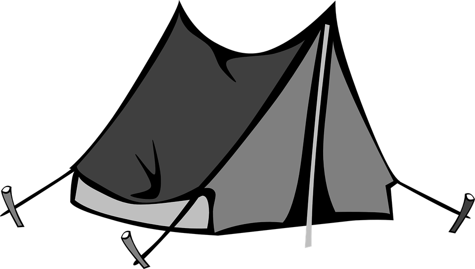 Camping Tent Png Isolated Hd Pictures (black, indigo, gray)