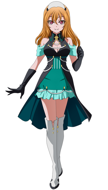 Vampire Anime Girl Png Clipart (teal, black, gray)