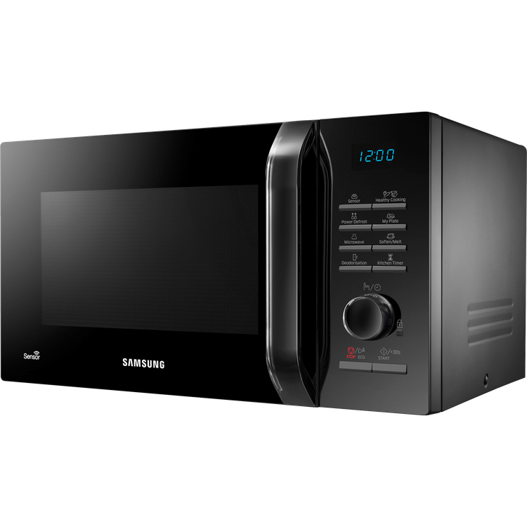 Samsung Black Microwave Oven Transparent Png (black)