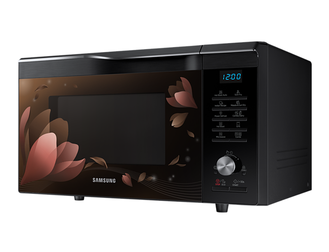 Samsung Digital Black Microwave Oven Transparent Png (black)