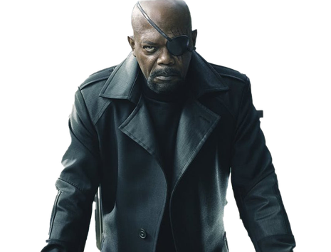 Samuel L. Jackson Nick Fury Png Photos (black)