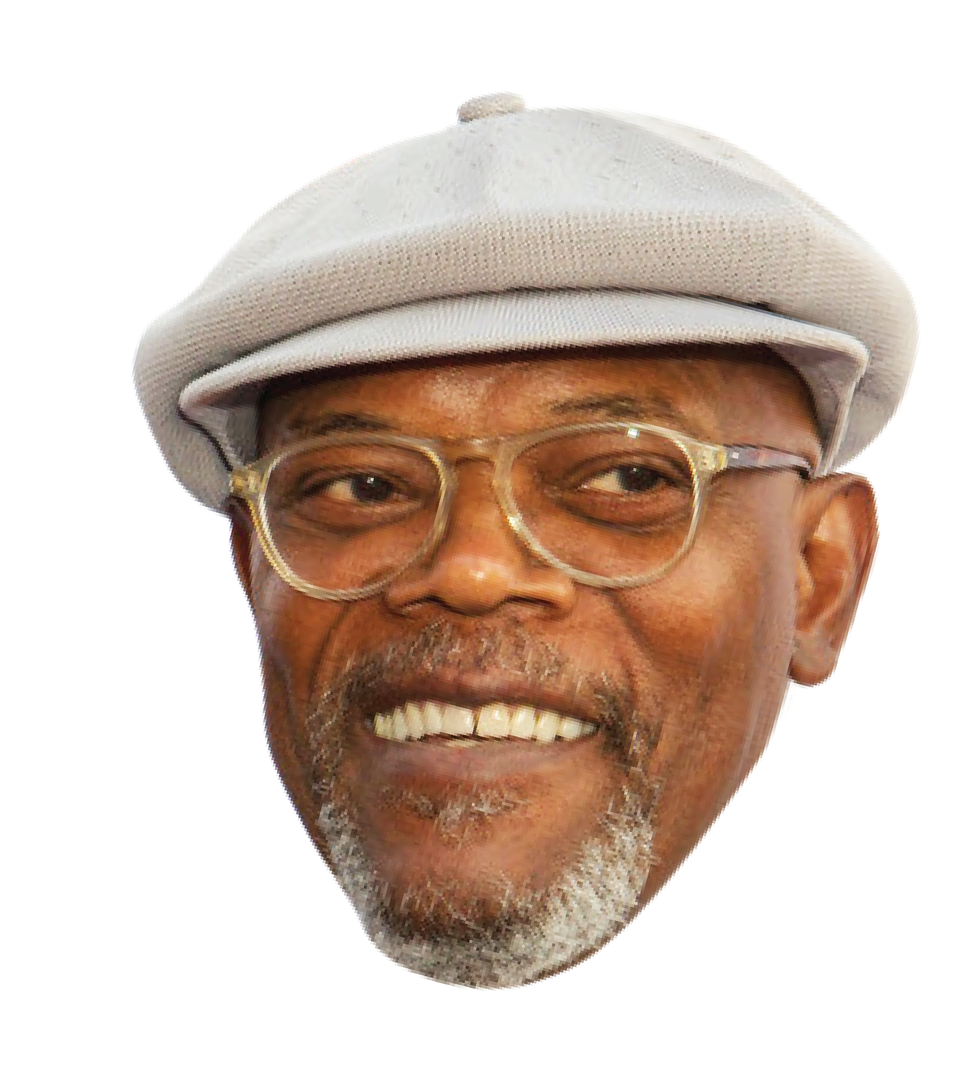 Samuel L. Jackson Png Transparent (black, beige, lavender, white)