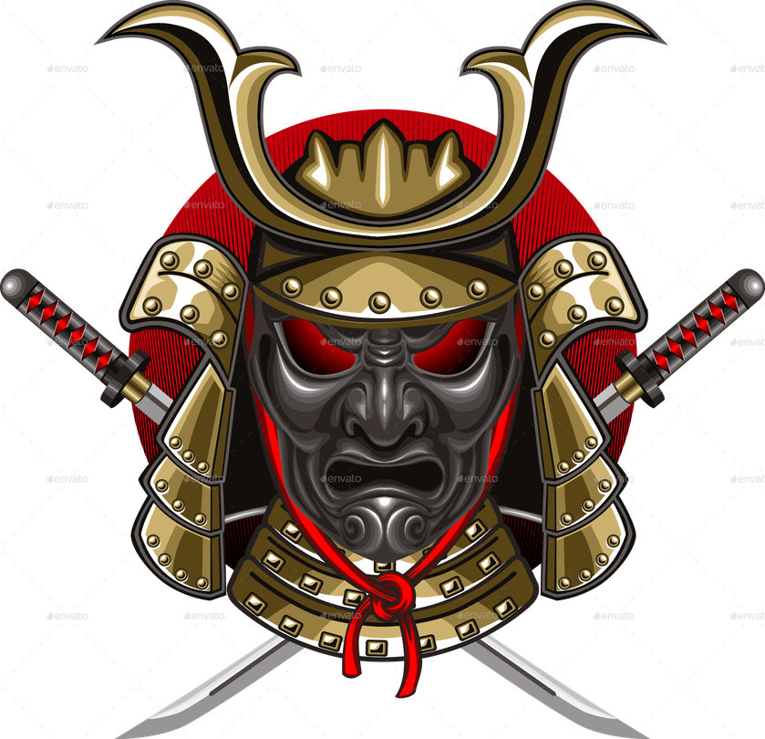 Samurai Transparent Png (black)