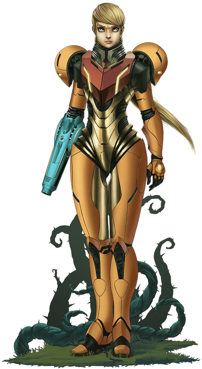 Samus Aran Png Background Image (black)