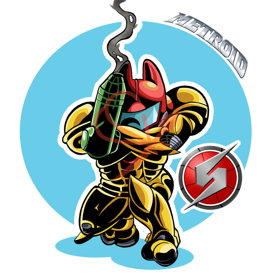 Samus Aran Png Pic (black, silver, mint)