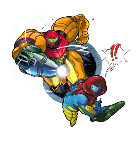 Samus Aran Png Transparent Image (black, white)