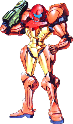 Samus Aran Png Transparent (black, white)