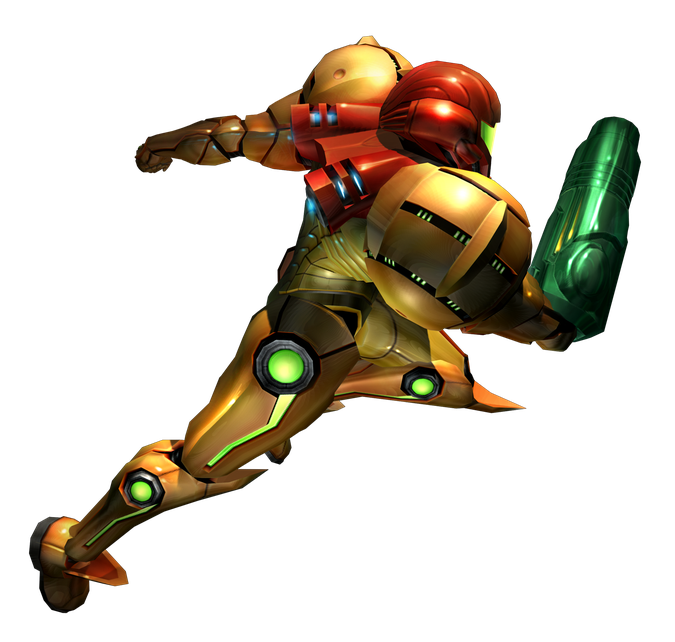 Samus Aran Transparent Png (black)