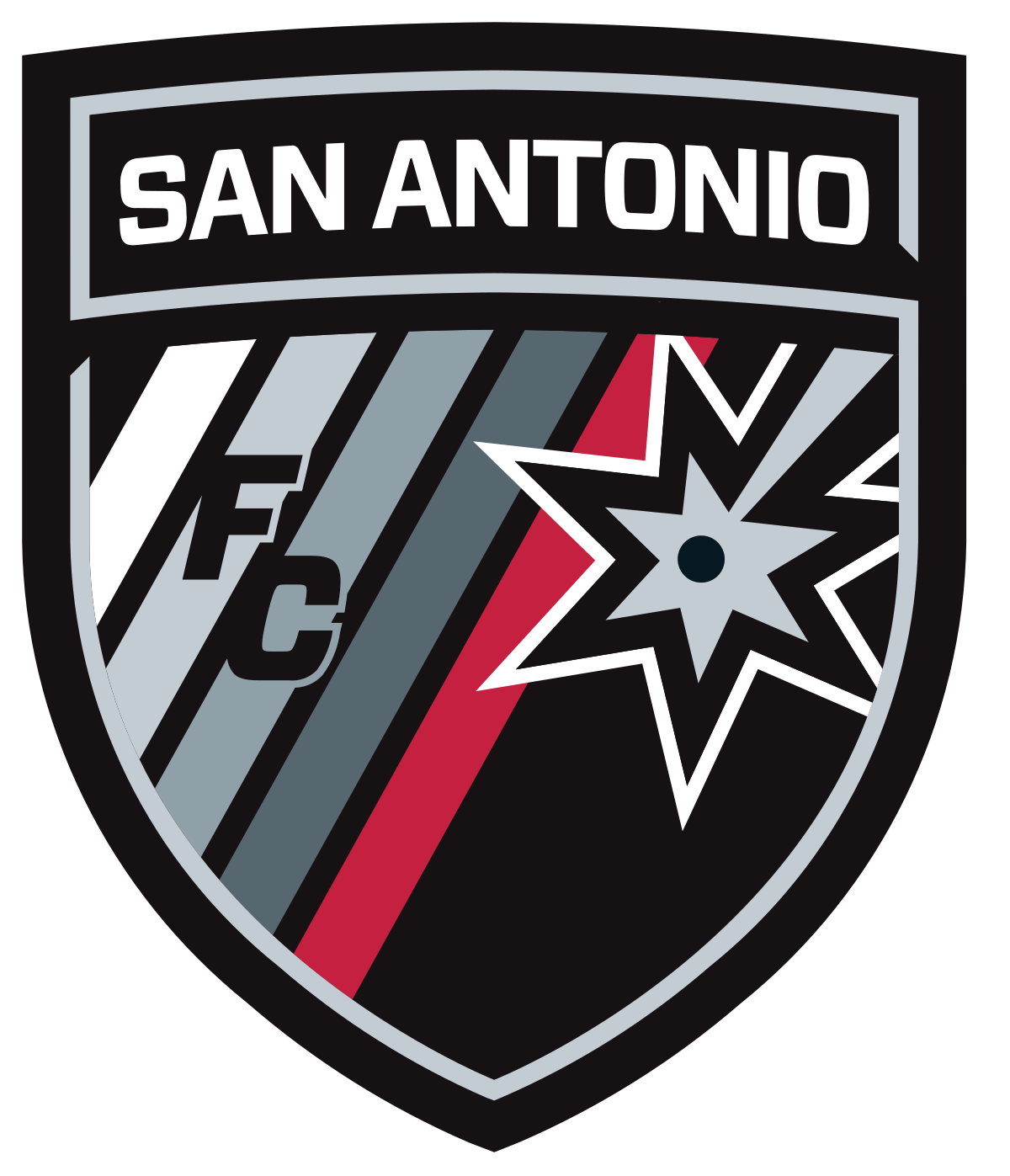 San Antonio Fc Png (black, chocolate, white, gray)