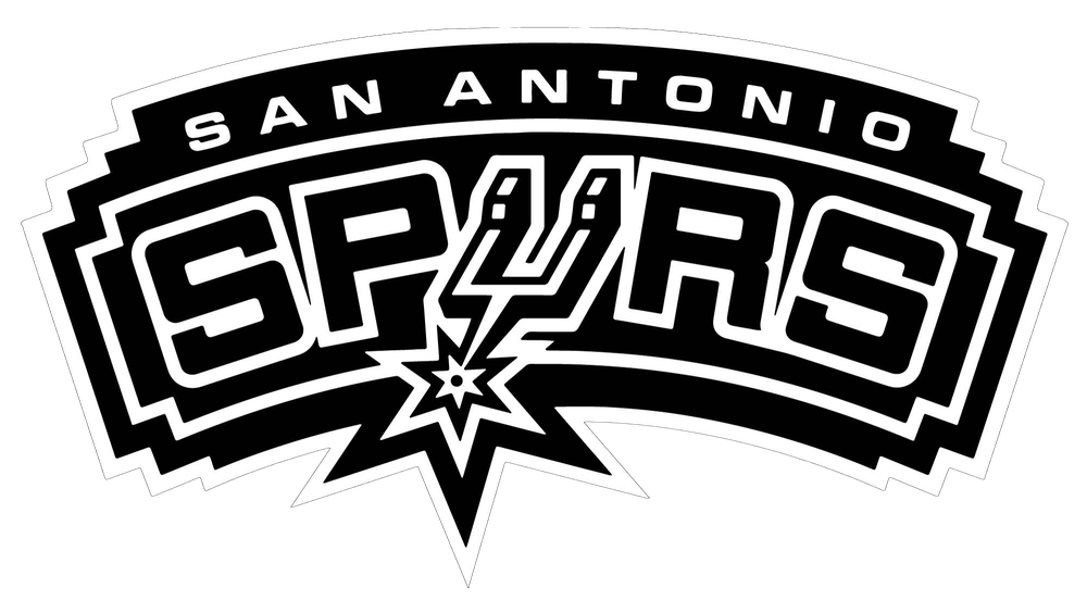 San Antonio Spurs Png Clipart (black, lavender, white)