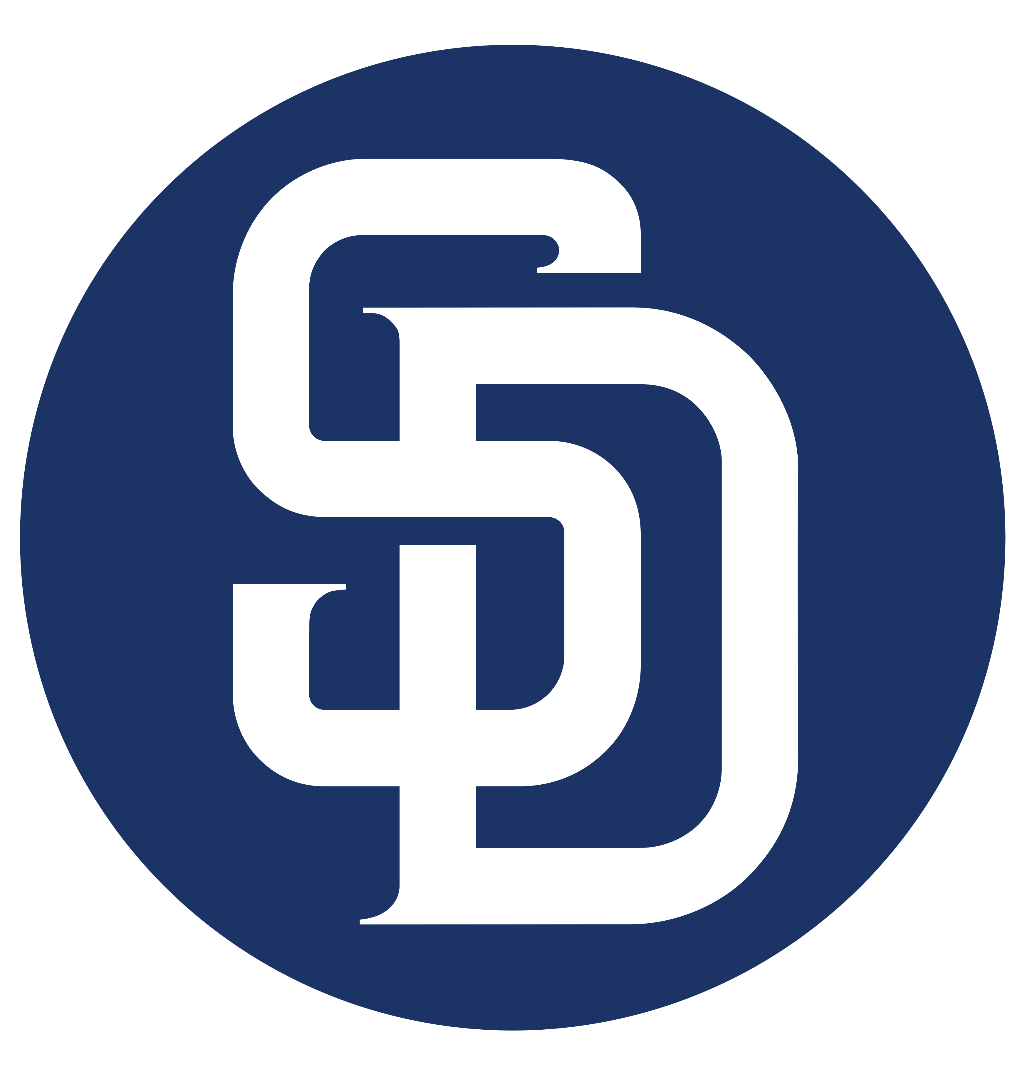 San Diego Padres Png Transparent (navy, white)