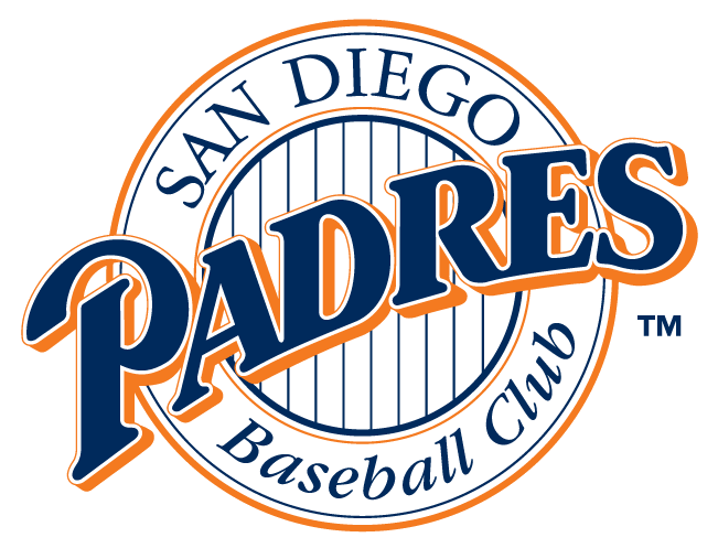 San Diego Padres Transparent Png (black, navy, silver, white)