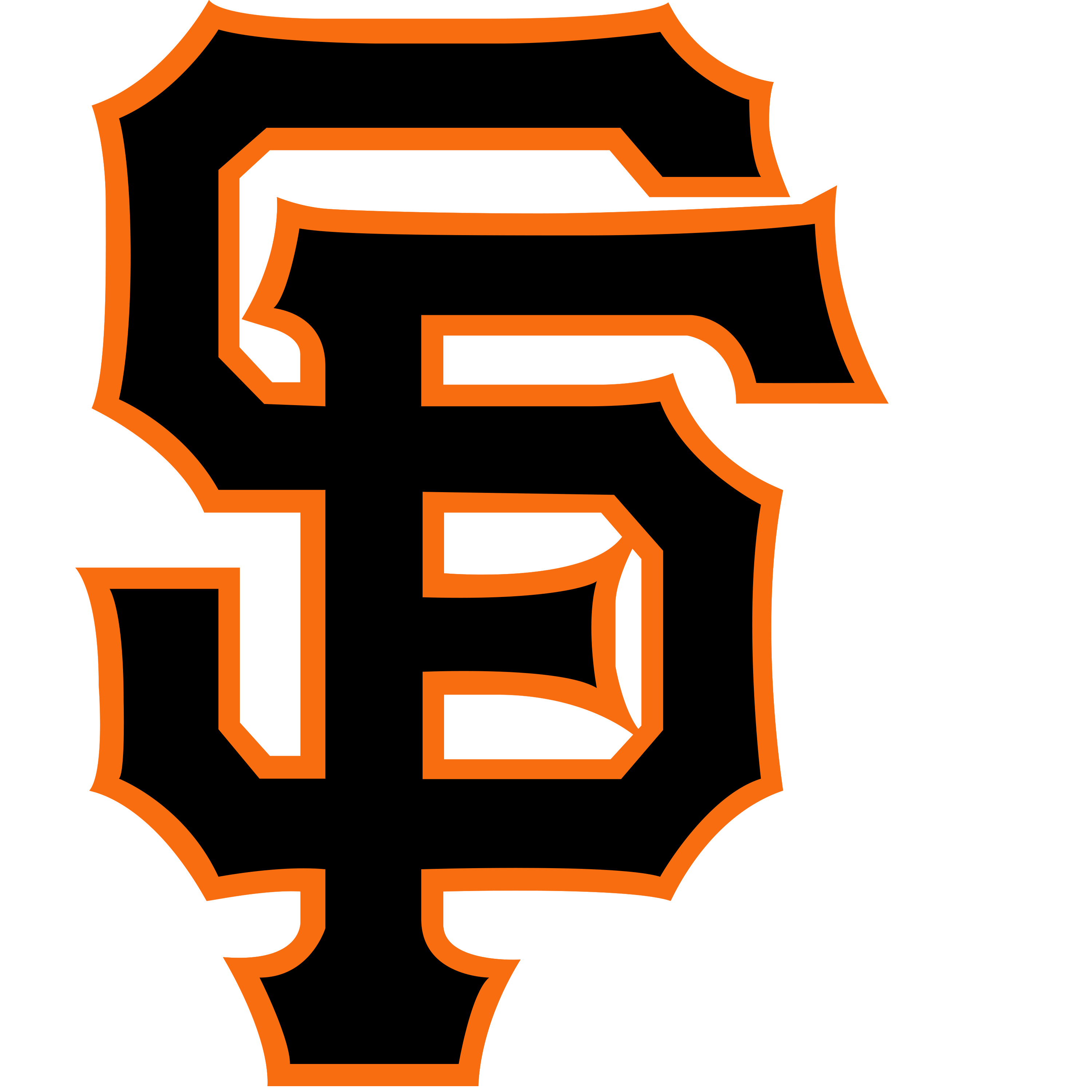 San Francisco Giants Png Pic (white, black, salmon, maroon, chocolate)