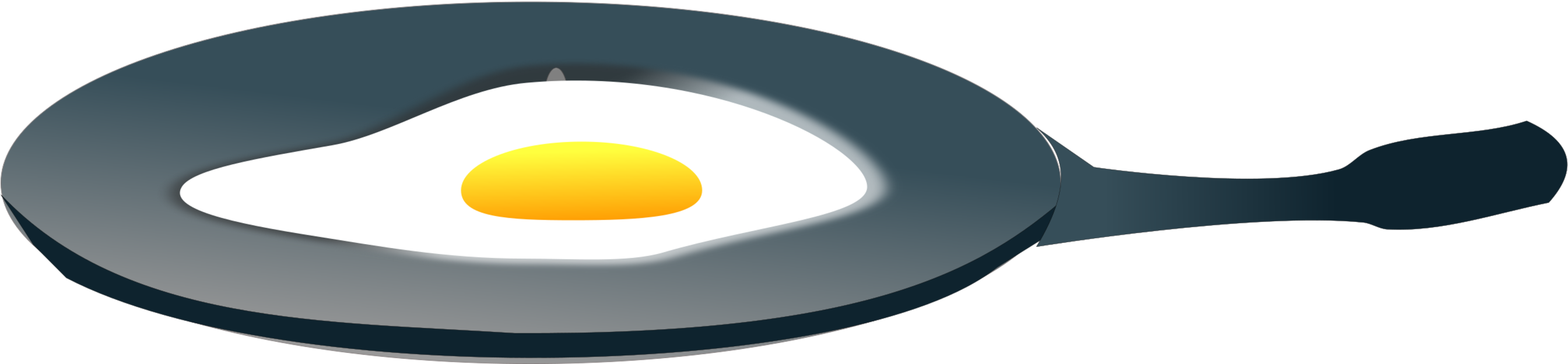 Pan Fried Egg Png Photos (teal, black, white)