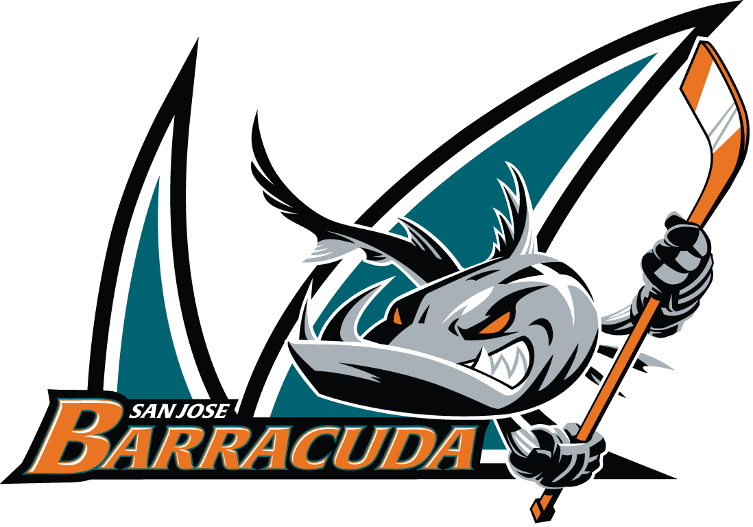 San Jose Barracuda Png File (black, white, teal)