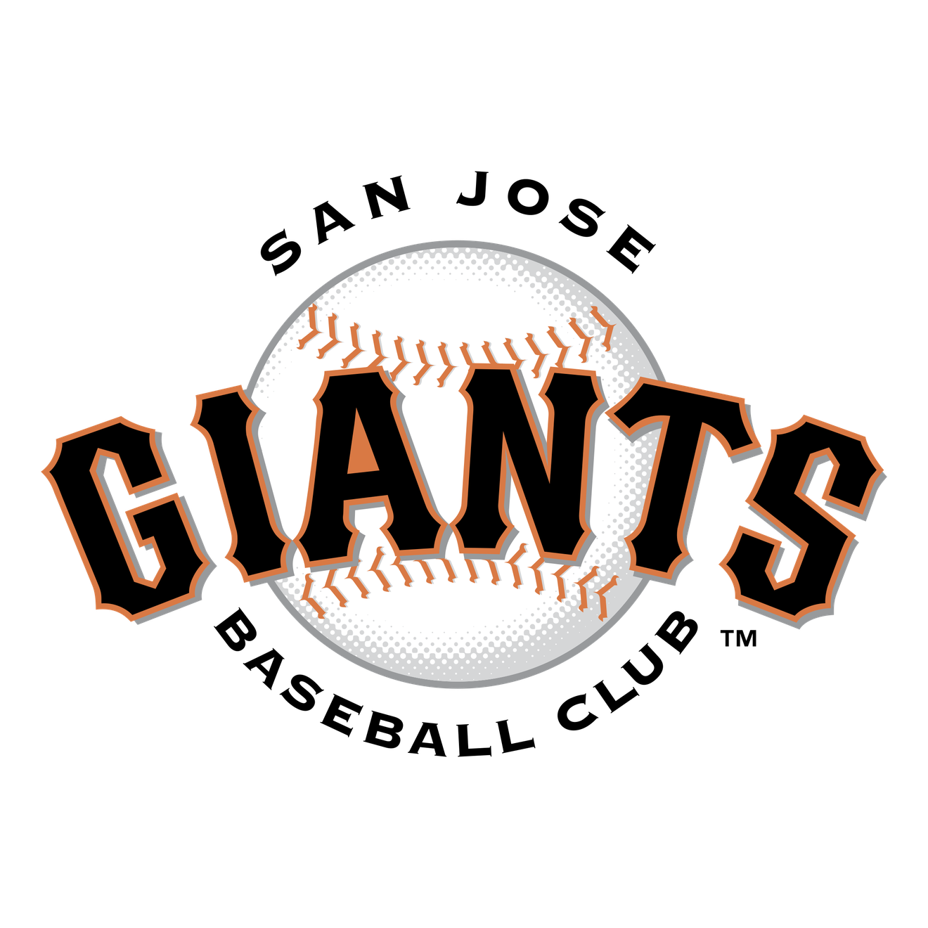 San Jose Giants Png Pic (black, lavender, white)