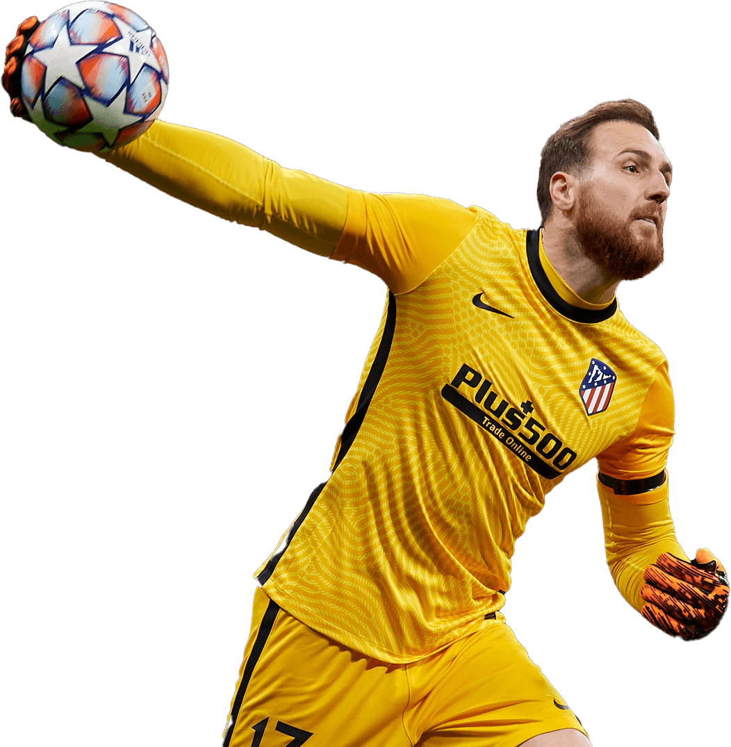 Jan Oblak Download Png Image (orange, maroon, black)