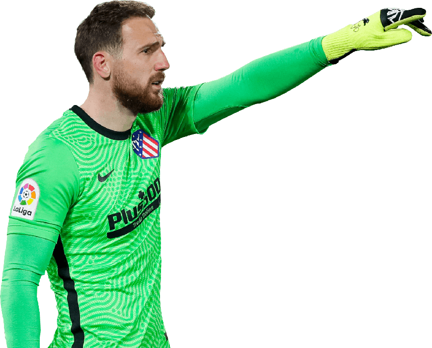 Jan Oblak Png File (teal, gray, black)