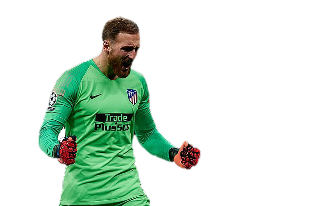 Jan Oblak Transparent Png (white, gray, green, lavender)