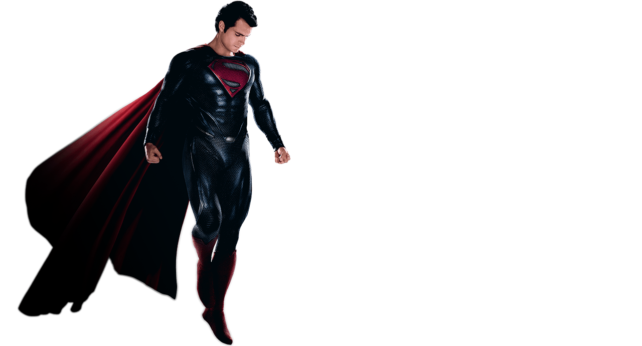 Man Of Steel Png Image (black)