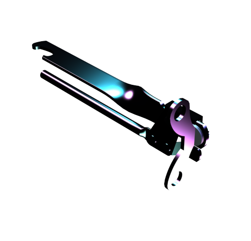 Can Opener Png Image (white, black, lavender)