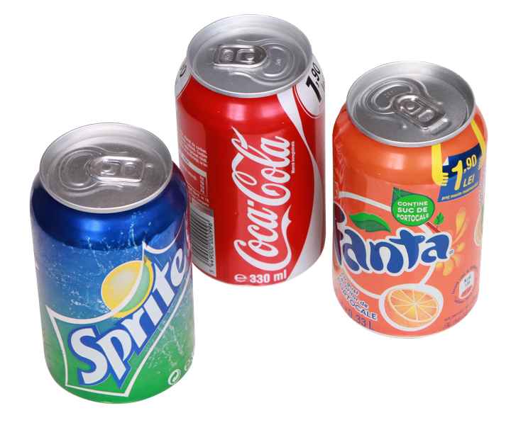 Can Soda Transparent Background (black, silver, maroon)