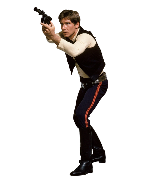 Han Solo Png Transparent (black)