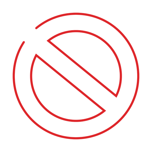 Ban Stamp Transparent Background (gray, red)