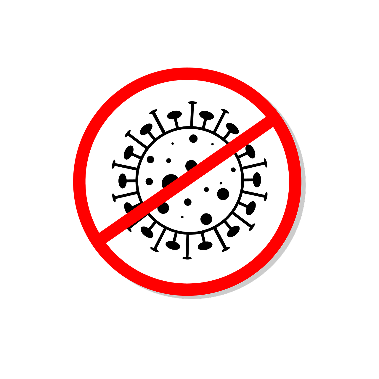 Ban Symbol Png Clipart (white, black, red)