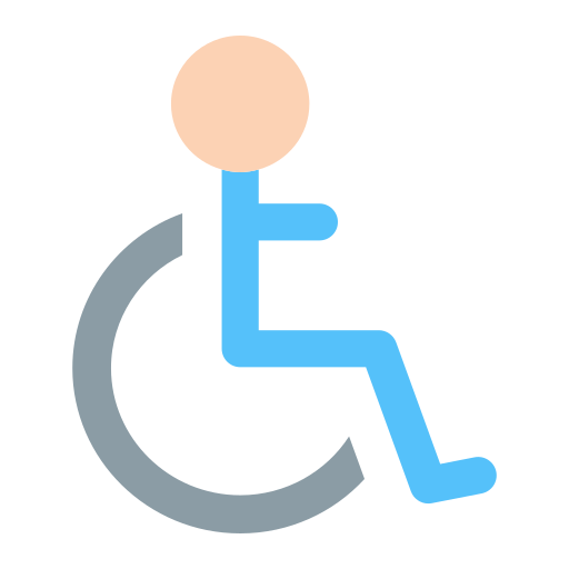 Man Handicapped Person Heh Care Disable Disabled Handicap Wheelchair Disability Icon Free Nobackground Png Icon Download (gray, greenish blue, black, pink)