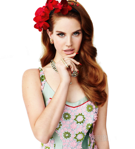 Lana Del Rey Png Photo (beige, black)