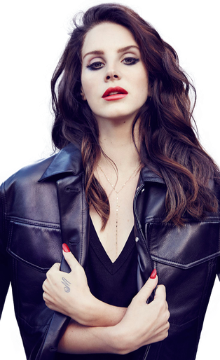 Lana Del Rey Png Picture (black)