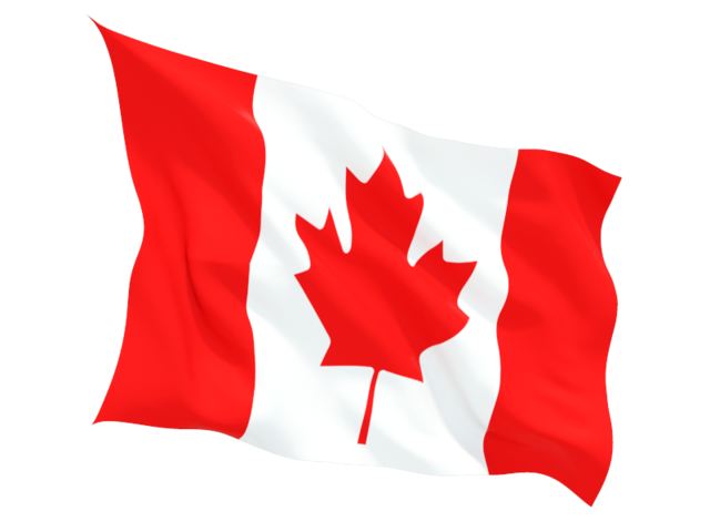 Canada Flag Png Image (black, red, white)