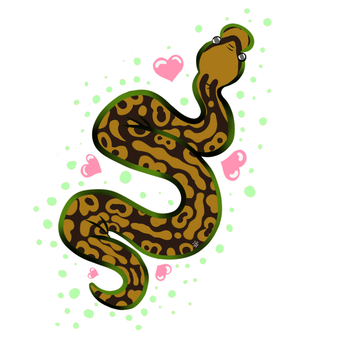 Banana Ball Python Png Image (black, chocolate)