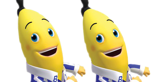 Banana In Pajamas Png Hd (white, pink, black)