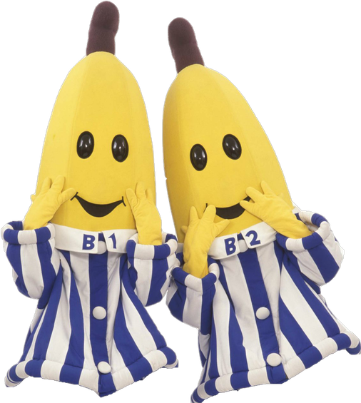 Banana In Pajamas Png (black, gold)