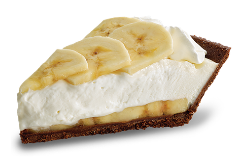 Banana Slice Cake Transparent Png (beige, black, silver)