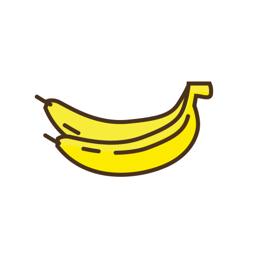 Banana Free Nobackground Png Icon Download Path (yellow, gold, black)